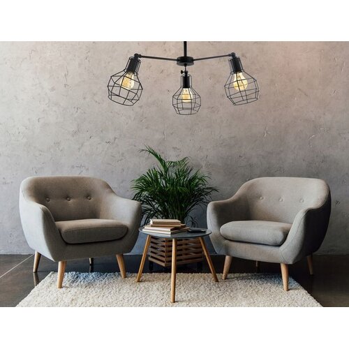 Toolight stropna viseća svjetiljka metalna loft APP734-3C Slike