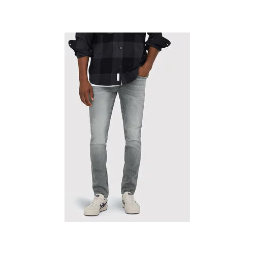 Only & Sons Jeans hlače Loom 22023227 Siva Slim Fit