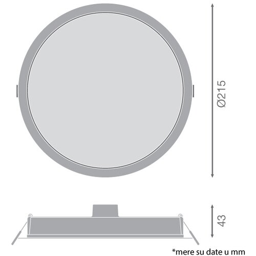 Ledvance led ugradna panel lampa 24W 6500K 4099854561443E Slike