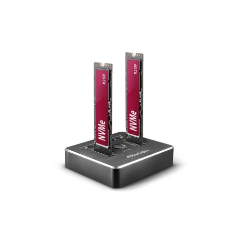 Axagon CLONE DUAL SDD Dock Station ADSA-M2C USB-C 3.2 Gen2, (21408050) Cene