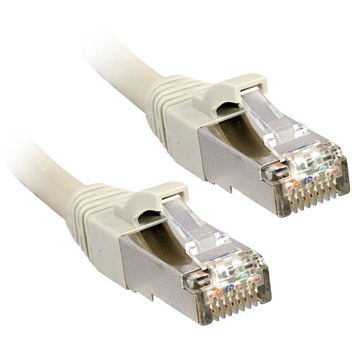 Lindy 47247 RJ45 omrežni kabel\, Patch kabel CAT 6 U/FTP 7.50 m siva 1 kos, (20426573) Cene