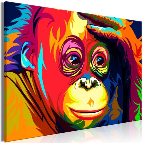  Slika - Colourful Orangutan (1 Part) Wide 120x80 Cijene