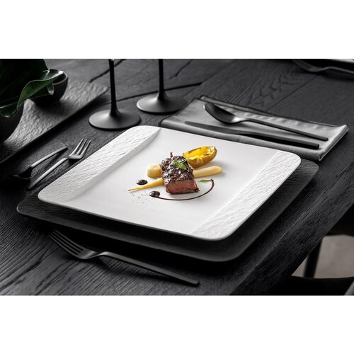 Villeroy &amp;amp; Boch PLITVI KROŽNIK MANUFACTURE ROCK BLANC Fine China Slike