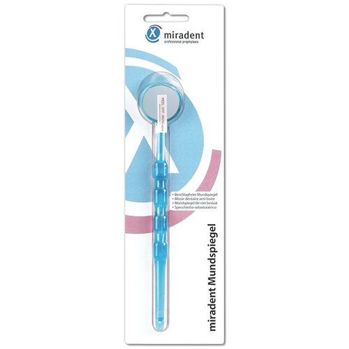 Miradent mouthmirror, antifog, blue transparent Cijene