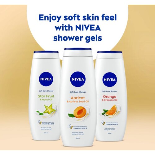 Nivea Apricot &amp;amp; Apricot Seed Oil 500 ml Slike