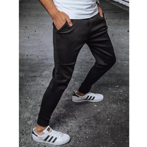 DStreet Men's black sweatpants UX3712 Slike