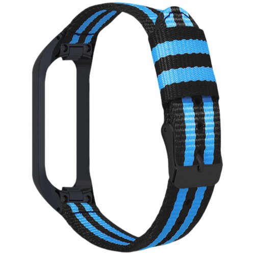 INF Platneni pa&scaron;ček za uro Samsung Galaxy Fit E SM-R375 Black/Blue, (5000079542) Cene