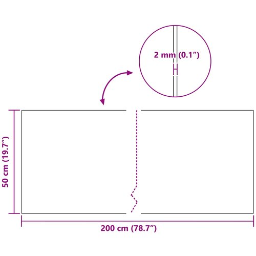  Role pluta Smeđa 200 x 50 x 0,2 cm Pluta Slike
