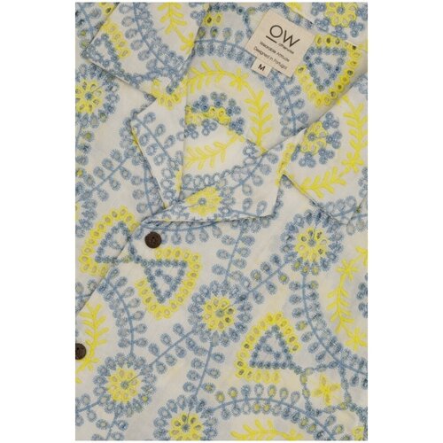 Otherwise Leela Shirt - Yellow/Blue Plava Cene