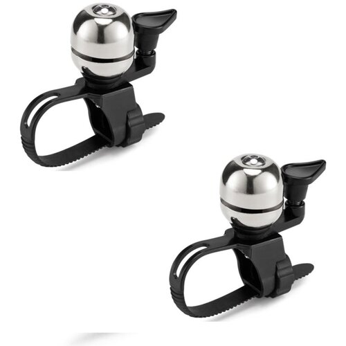 INF Mini kolesni zvonec 2-pack – bakrena prevleka, hitro namestitev Silver, (5000295623) Cene