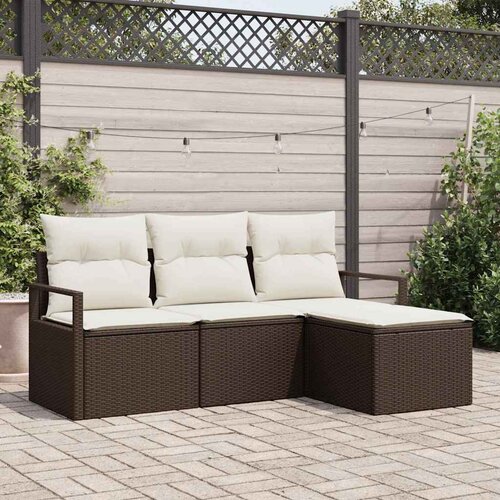  Set sofe 4 pcs Smeđa poliratan Cene