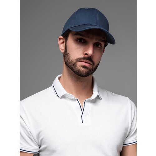 Ombre Men&amp;#039;s baseball cap with decorative embroidery - navy blue Slike