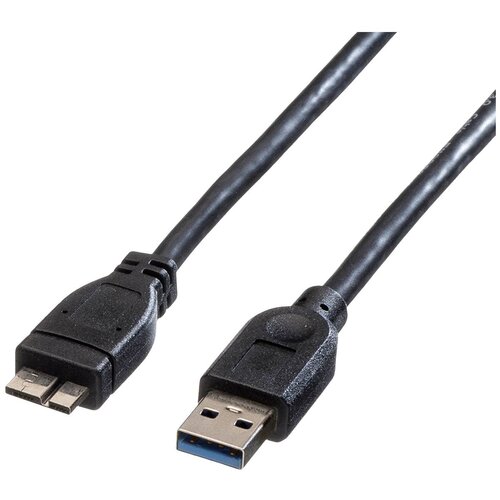 Roline USB kabel USB 3.2 gen. 1 (USB 3.0) USB-A vtič\, USB mikro-A vtič 2.00 m črna za&scaron;čiten 11.02.8874, (20416387) Cene