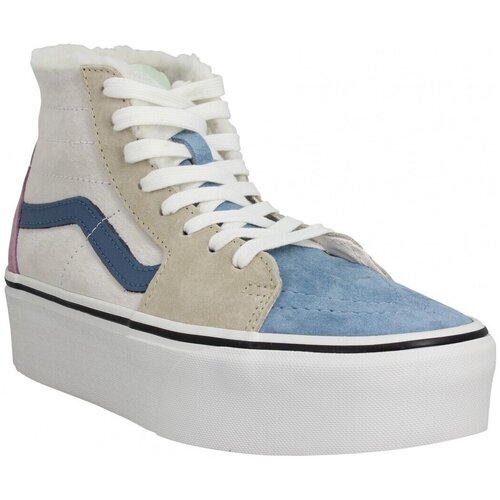 Vans Modne superge Sk8 Hi Tapered Stack Suede Femme Sherpa Multi Večbarvna Slike