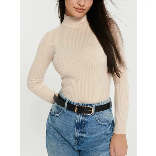 Sinsay ženski džemper s visokim ovratnikom 301AB-02X