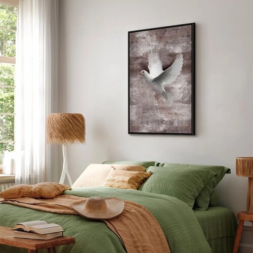 Slika - Love in Flight (1 Part) Vertical 60x90 U crnom drvenom okviru Slike