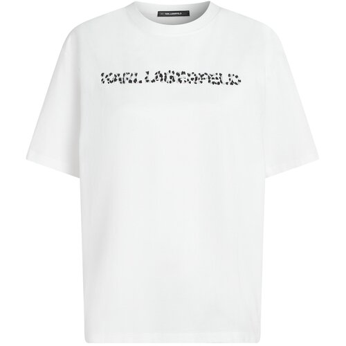Karl Lagerfeld Majica crna / bijela Cijene