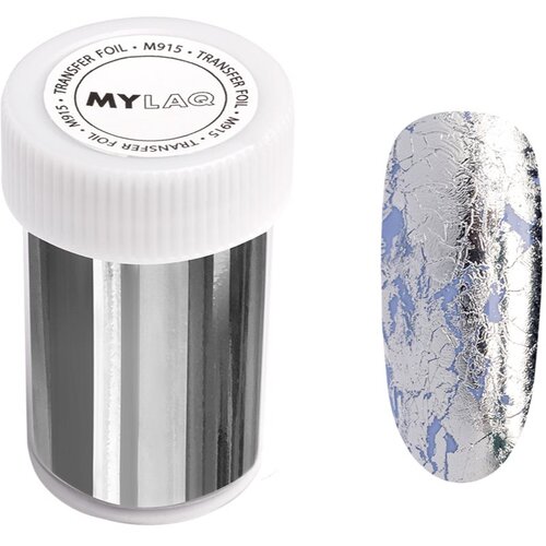 MYLAQ Transfer Foil Nail Art folija za nokte nijansa Blue 4x100 cm Slike