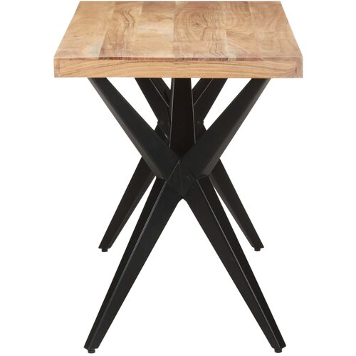 Maison Chic Jedilna miza - Kuhinjska miza - Jedilni stol 120x60x76 cm trden akacijev les, (21715185) Cene
