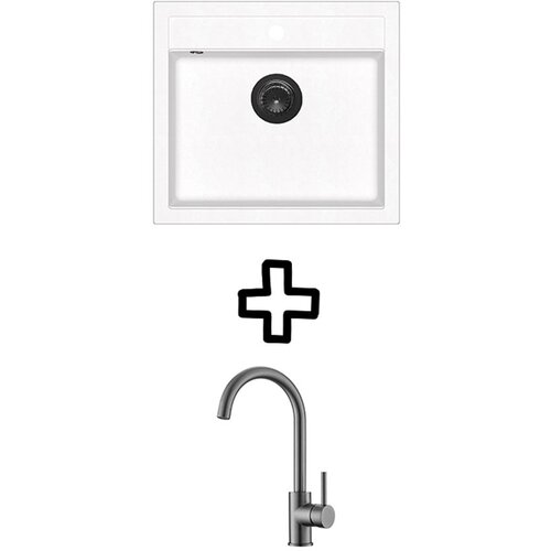  Quadro SQQ100W + Vida PVD Alba/Grafit Cene