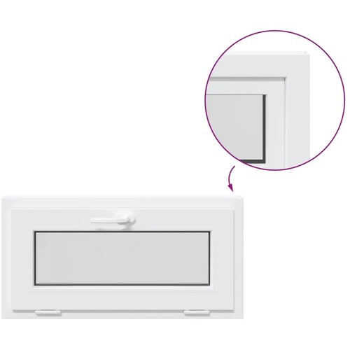  Unutarnja boja prozora u podrumu bijela RISOR 75 x 40 cm - Bijela 75 x 40 cm s trostrukim staklenjem Slike
