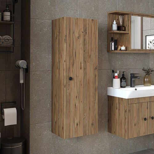 Hanah home 2859 kupatilski ormarić 35 × 110 × 30 cm, atlantski bor Cene