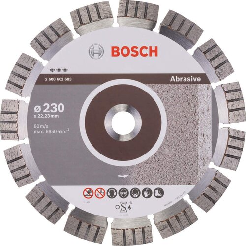 Bosch dijamantska rezna ploča za ciglu i crep Best for Abrasive 230 x 22,23 x 2,4 x 15 mm - 2608602683 Cene