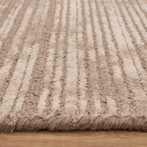 Asiatic Carpets Bež ročno tkana preproga iz me&amp;scaron;anice volne 160x230 cm Henley Sand &amp;ndash; Slike