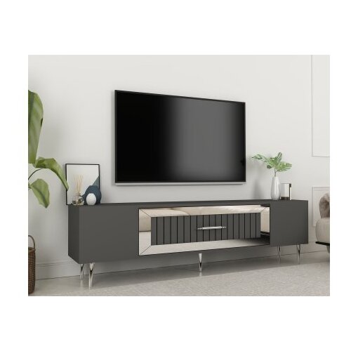 Hanah home tv polica Dekolp3 anthracite silver Cene