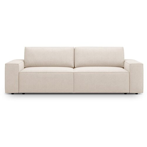 Micadoni Bež raztegljiva sedežna garnitura iz tkanine bouclé 247 cm Jodie – Home Cene