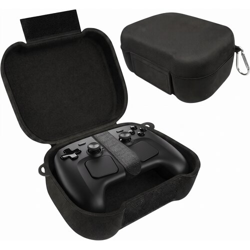 Univerzalna trda torbica za kontroler črne barve za Steam Controller &amp;amp; igralne konzole Slike