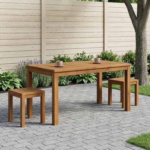  Stolić za kavu Prirodna 50 x 100,5 x 45 cm Čvrsto drvo akacije Cijene