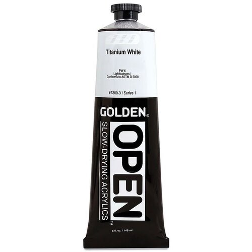  GOLDEN OPEN akrilna boja koja se sporo su&amp;scaron;i 148 ml | 7380 Titanium White Slike