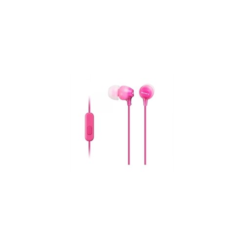 Sony Slu&amp;scaron;alice MDREX15AP za Android/iPhone, žičane, ružičaste Slike
