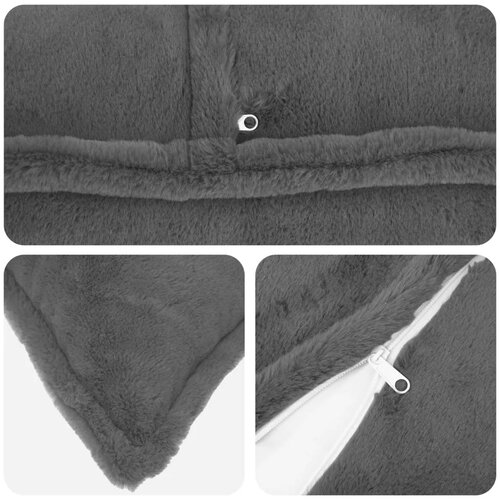  Presvlaka za jastuk 2 kom. HOUTEN Tamnosiva 55 x 55 cm - Tamnosiva 55 x 55 cm 2 Cijene