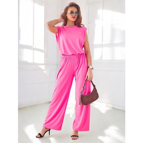 Resti Women&amp;#039;s ribbed viscose set, sleeveless with flared pants Slike