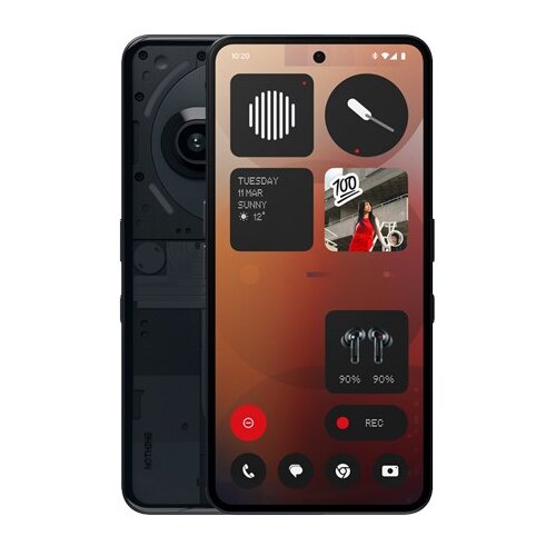 NOTHING PHONE (3a) 17.2 cm (6.77) Dual SIM Android 15 5G USB Type-C 8 GB 128 GB 5000 mAh Black Slike