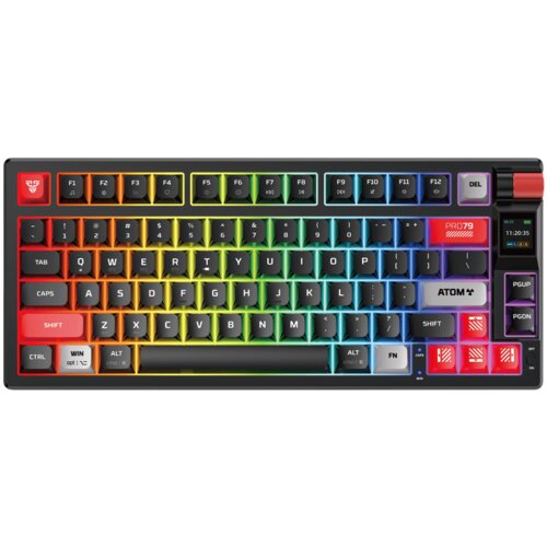  Tastatura mehanicka Gaming Fantech MK917 RGB Atom PRO79 Wireless crna (Red switch) Cene