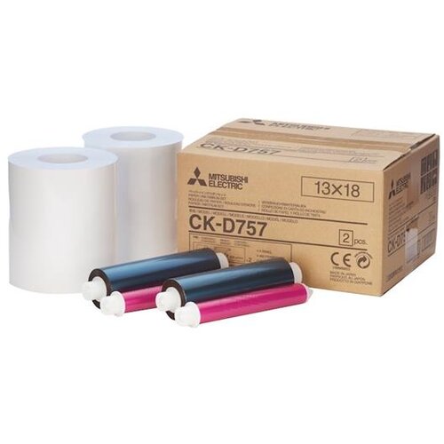Mitsubishi CK-D757/ SET 2 ROLE PAPIRA I 2 TONER TRAKE Slike