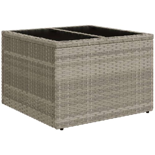 VidaXL 9-dijelni set vrtnih sofa od poliratana s jastucima svjetlosivi Slike