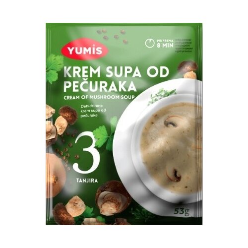 Yumis krem supa od pečuraka 53g kesica Cene