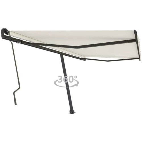  Prostostoječa ročno zložljiva tenda 400x300 cm krem, (20728873) Cene