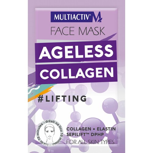 Multiactiv AGELESS COLLAGEN maska za lice 7.5ml Slike