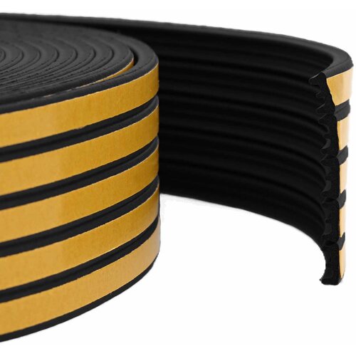  Samoljepiva brtvila za prozore Crna 9 x 4 mm 50 m EPDM pjena Slike