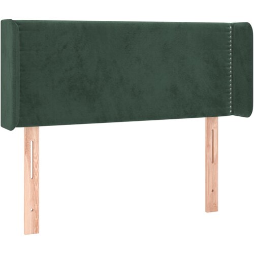 Maison Chic posteljno vzglavje - vzglavna omarica - nočna omarica z u&amp;scaron;esi temno zeleno 83x16x78/88 cm žamet, (21708966) Slike