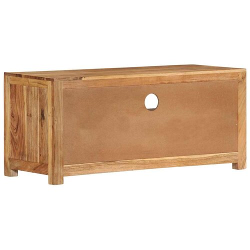  TV ormarić 88 x 35 x 40 cm od masivnog bagremovog drva Slike
