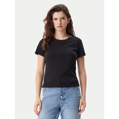 Calvin Klein Jeans Majica Logo J20J225540 Črna Regular Fit Slike