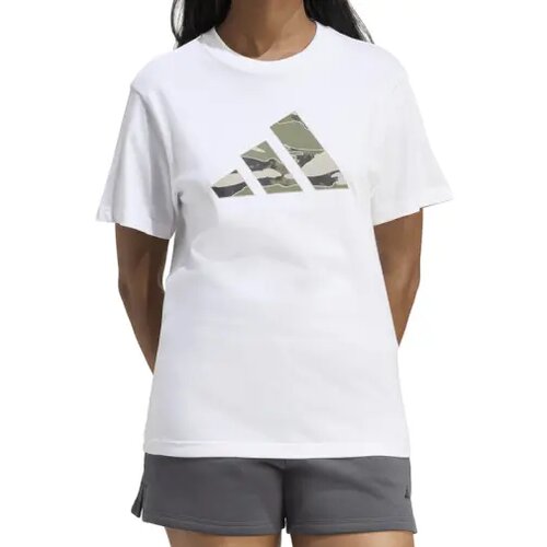 Adidas Majice s kratkimi rokavi Camo Bela Cene