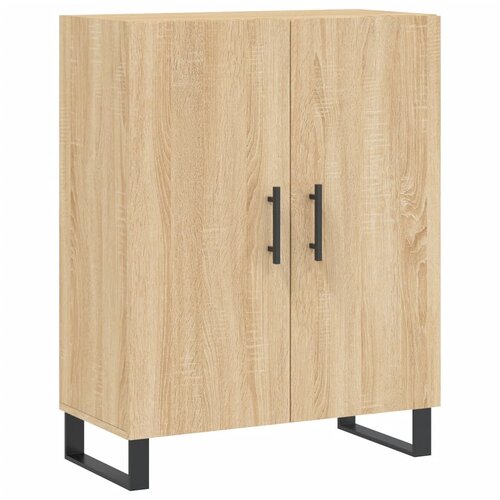  Visoka komoda hrasta sonome 69,5x34x180cm od konstruiranog drva Slike