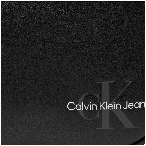 Calvin Klein Jeans Torbica za okrog pasu Monogram Soft Phone K50K512175 Črna